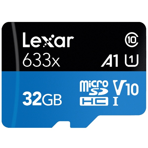Lexar HIGH-ENDURANCE microSDHCカード 32GB 高耐久性 UHS-I U1 Class10 V30 4K 最大読込100MB s ドライブレコーダー セキュリティカメラ用 LMSHGED032G-BCNNG