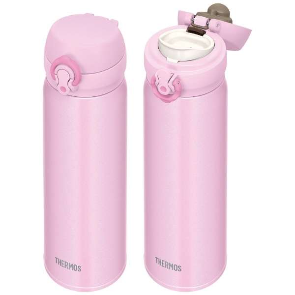 Thermos Water bottle Vacuum insulated mobile mug One-touch open type Powder  blue 500ml JNL-504 PWB// Lid