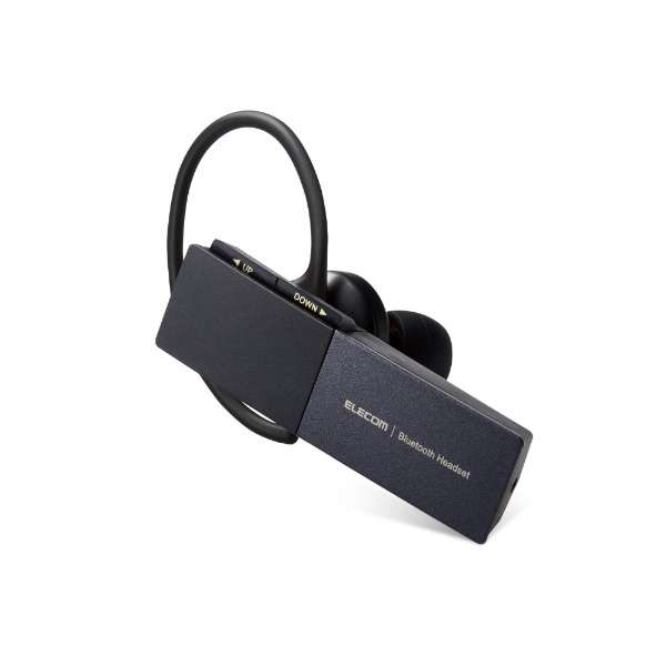 エレコム｜ELECOM　/イヤフックタイプ]　LBT-HSC20MPBK　ブラック　/片耳　通販　ヘッドセット　[ワイヤレス（Bluetooth）