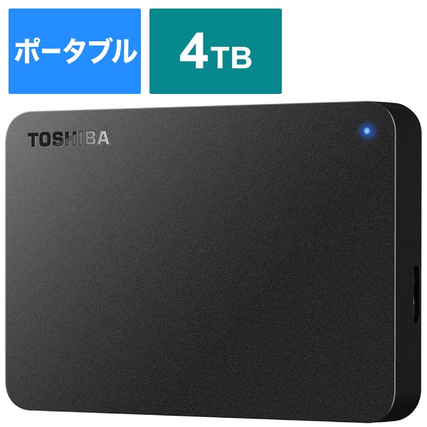 ビックカメラ.com - 外付けHDD HD-TPA4U3-B ブラック [4TB /ポータブル型]