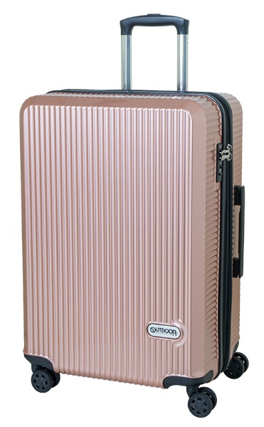 スーツケース 拡張式Wホイールファスナーキャリー 66L 海外限定 74L ピンク TSAロック搭載 人気ショップが最安値挑戦 OD-0808-60-PK
