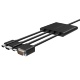 B2B166 Multiport to HDMI Digital AV(VGAAUSB-CAHDMIAMini DisplayPort) B2B166