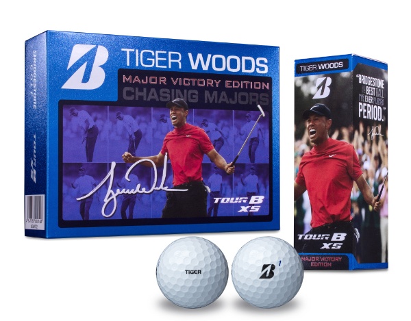 ゴルフボール TOUR B XS Tiger Woods Major Victory Edition 3P ホワイト [3球（1スリーブ）]  ブリヂストン｜BRIDGESTONE 通販 | ビックカメラ.com