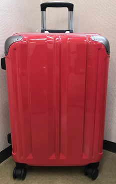 スーツケース 58L Coral Red SS-1000-60-CRD [TSAロック搭載]