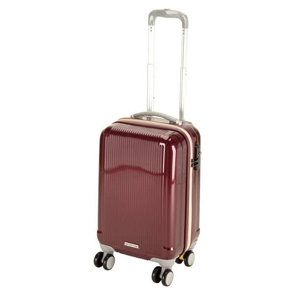 グレル 【★大感謝セール】 トラベルスーツケース：TSAロック付ダブルファスナータイプ S ワインレッド 公式ストア UV-27