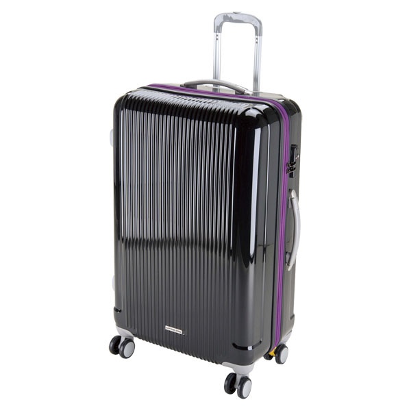 グレル トラベルスーツケース：TSAロック付ダブルファスナータイプ L UV-31 物品 AL完売しました。 ブラック