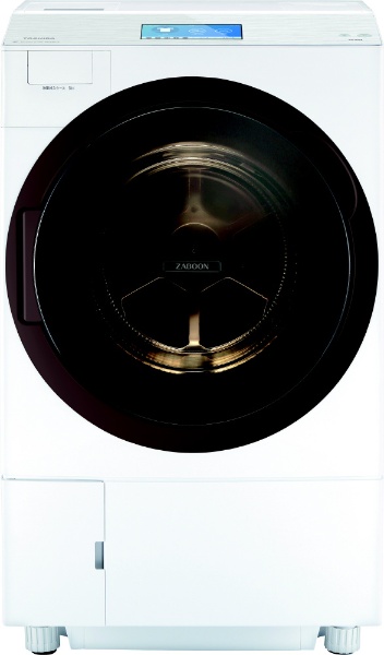 TW-127X8L-W ドラム式洗濯乾燥機 ZABOON（ザブーン） グランホワイト 