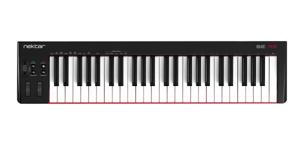 DAW連携MIDIコントローラー 49鍵 ベロシティ対応フルサイズキーボード
