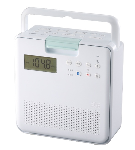 コンパクト防水型SD/CDラジオ ホワイト TY-CB100(W) [ワイドFM対応