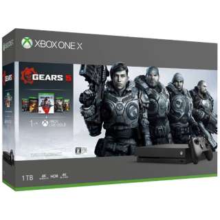 Xbox One X Gears 5同装版 游戏机本体 微软microsoft邮购 Biccamera Com