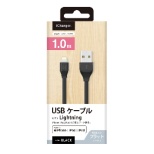 USB-A  Lightning [dE]P[u iCharger tbg [1.0m /MFiF iPhoneEiPadEiPod] PG-ELFC10M21BK ubN [1.0m]