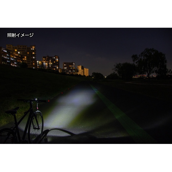 充電式バイクライト XB-B06R【Entry Type：時速10km程度～街灯のある