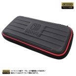 タフポーチ for Nintendo Switch Lite ブラック×レッド NS2-016 【Switch Lite】
