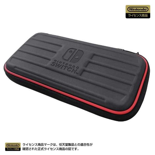 タフポーチ for Nintendo Switch Lite ブラック×レッド NS2-016 【Switch Lite】_1