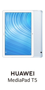 T510-AGS2-W09-BL-32 Androidタブレット MediaPad T5 10 ミストブルー [10.1型 /Wi-Fiモデル  /ストレージ：32GB]