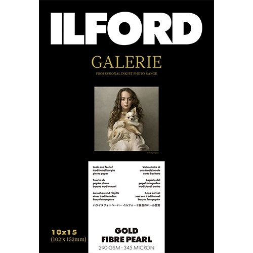 եɥ꡼ɥեСѡ 290/m2 (102x15250) ILFORD GALERIE Gold Fibre Pearl 433201