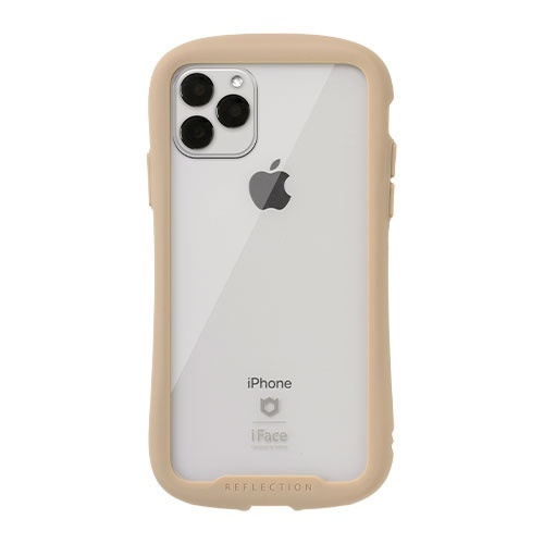 iPhone 11 Pro Max 6.5インチ iFace Reflection強化ガラスクリアケース 41-907443 ベージュ  HAMEE｜ハミィ 通販