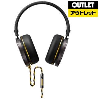 [奥特莱斯商品] 支持高分辨的头戴式耳机[支持麦克风的/φ3.5mm小插头/高分辨对应]H900MB27黑色[生产完毕物品]