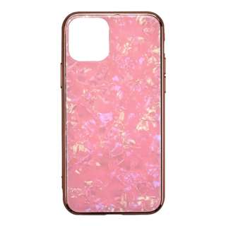 iPhone 11 Pro 5.8C` P[X Glass Shell Case pink UNI-CSIP19S-0GSPK yïׁAOsǂɂԕiEsz