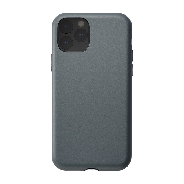 テレビで話題 iPhone 11 Pro 5.8インチ ケース Smooth 安心の定価販売 UNI-CSIP19S-1STBG Hybrid blue Touch Case gray