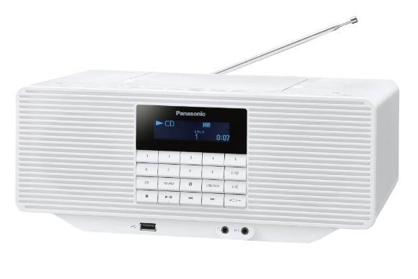 CDラジオ ホワイト RX-D70BTSB-W [ワイドFM対応 /Bluetooth対応
