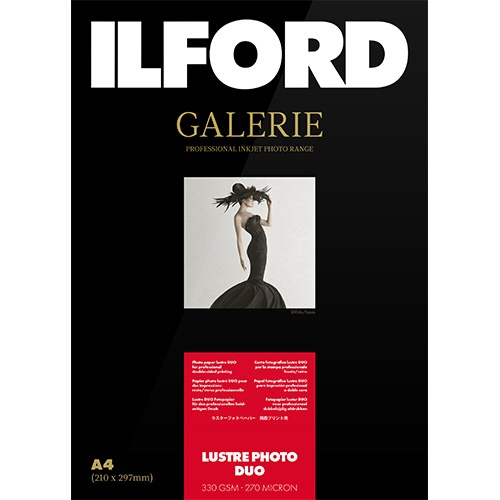 イルフォードギャラリーセミグロスデュオ 250g/m2（A4×100枚）ILFORD