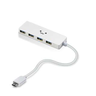 U3HC-A429BXWF USBハブ　15cmケーブル ホワイトフェイス [バスパワー /4ポート /USB 3.1 Gen1対応]