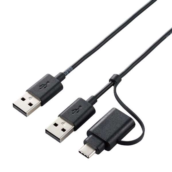 USB-C{USB-A  USB-AP[u [] /1.5m /USB2.0] p\R Windows11AMacΉ ubN UC-TV5XBK_1