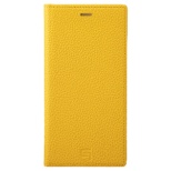 Shrunken-calf Leather Book  for iPhone 11 Pro Max 6.5C`  YLW GBCSC-IP03YLW CG[ yïׁAOsǂɂԕiEsz