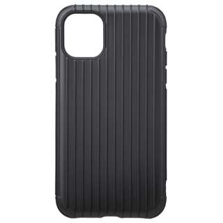 Rib Hybrid Shell Case for iPhone 11 6.1C` BLK CHCRB-IP02BLK