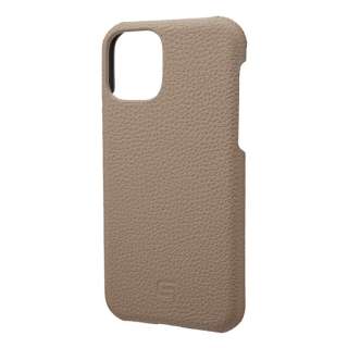 Shrunken-calf Leather Shell  for iPhone 11 Pro 5.8C` TPE GSCSC-IP01TPE yïׁAOsǂɂԕiEsz
