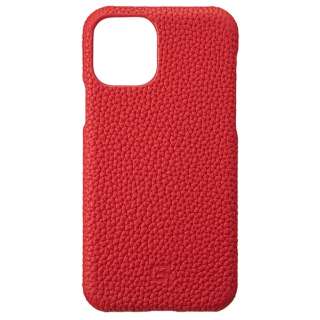 Shrunken-calf Leather Shell  for iPhone 11 Pro 5.8C` RED GSCSC-IP01RED