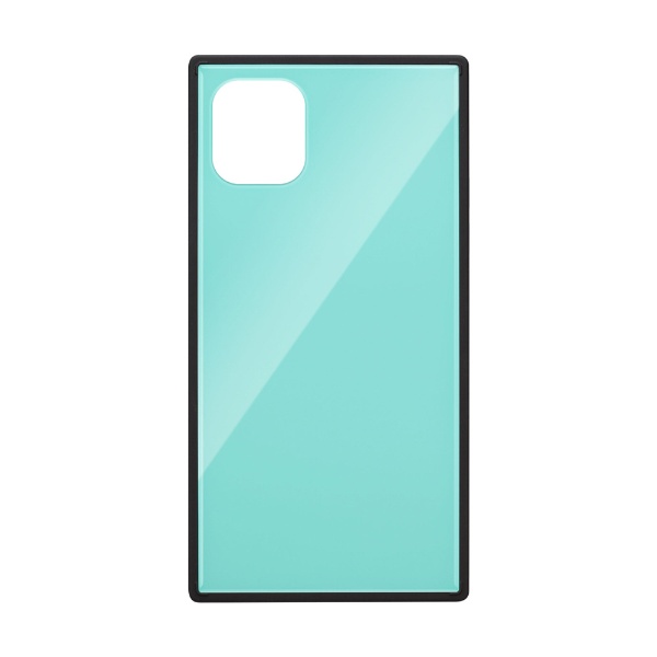 iPhone 11 6.1インチ 用 ガラスハイブリッドケース ブルー PG