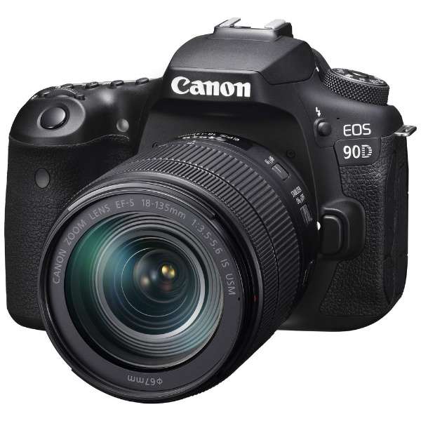 EOS 90D デジタル一眼レフカメラ 18-135 IS USM レンズキット EOS90D18135ISUSMLK ブラック [ズームレンズ]_1