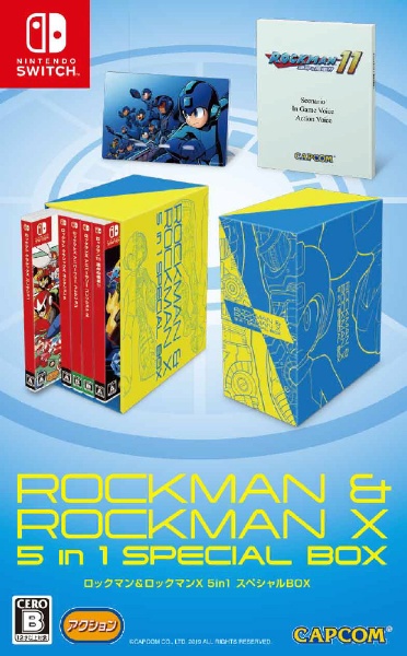 ロックマン&ロックマンX 5IN1 SP.BOX 家庭用ゲームソフト テレビゲーム 本・音楽・ゲーム 産直