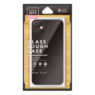 Iphone 11 6 1インチ 用 クリアガラスタフケース スクエア型 ホワイト Pg 19bgt11wh ｐｇａ 通販 ビックカメラ Com