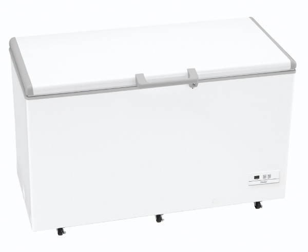 《基本設置料金セット》 冷凍庫 ホワイト JF-MNC429A [1ドア /上開き /429L] 【処分品の為、外装不良による返品・交換不可】