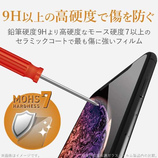 iPhone 11 Pro Max 6.5C`Ή tJo[KXtB Z~bNR[g ubN PM-A19DFLGGCRBK_4