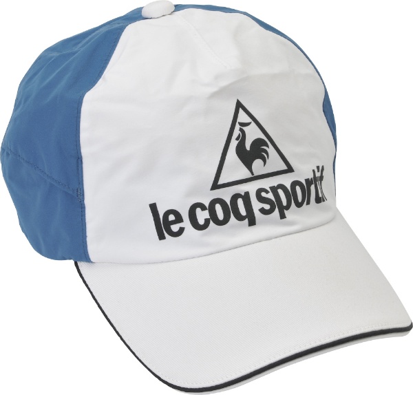  メンズ ゴルフキャップ RAIN FORCER LIGHT レインキャップ(フリーサイズ：帽子周り55 57cm/ホワイト×ブルー） QGBNJC00