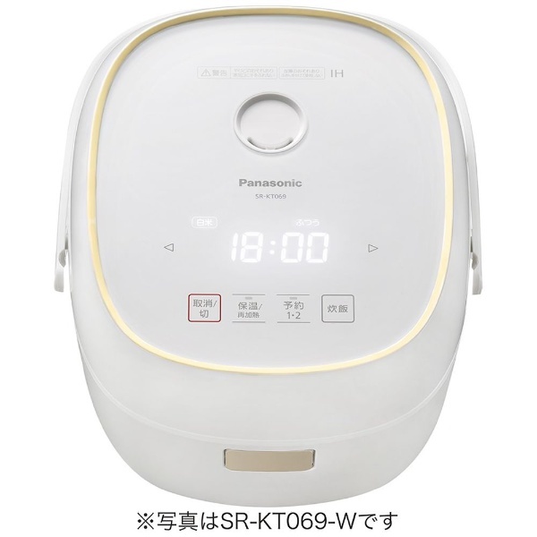 SR-KT069-W 炊飯器 ホワイト [3.5合 /IH] パナソニック｜Panasonic 通販