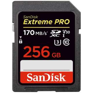 SDXC卡Extreme PRO(ekusutorimupuro)SDSDXXY-256G-JNJIP[Class10/256GB]