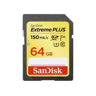 SDXCカード Extreme PLUS（エクストリーム プラス） SDSDXW6-064G-JNJIP [Class10 /64GB]