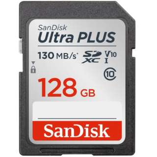 SDXC卡Ultra PLUS(超加)SDSDUW3-128G-JNJIN[Class10/128GB]