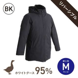 白鹅降低95%使用羽绒服可逆型号(男性用的/M尺寸/BK)