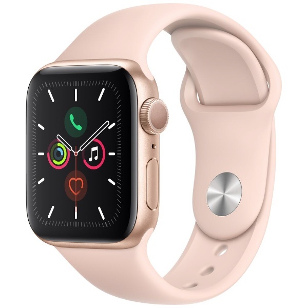 Apple Watch Series 5（GPSモデル）- 40mm ゴールドアルミニウムケースとスポーツバンド ピンクサンド S/M  M/L  MWV72J/A アップル｜Apple 通販
