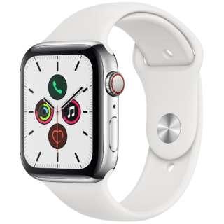 Apple Watch Series 5iGPS + Cellularfj- 44mm XeXX`[P[XƃX|[coh zCg - S/M & M/L MWWF2J/A yïׁAOsǂɂԕiEsz