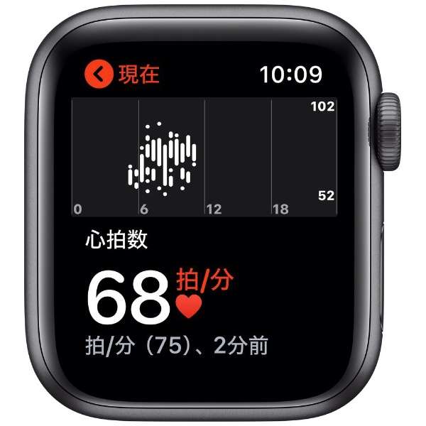 Apple Watch Series 5iGPS + Cellularfj- 40mm Xy[XOCA~jEP[XƃX|[coh ubN - S/M & M/L MWX32J/A_5