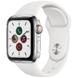 Apple Watch Series 5iGPS + Cellularfj- 40mm XeXX`[P[XƃX|[coh zCg - S/M & M/L MWX42J/A yïׁAOsǂɂԕiEsz