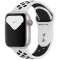 Apple Watch Nike Series 5(ＧＰＳ+Cellular型号)-40mm银铝包和Nike运动带纯的白铂/黑色-S/M&M/L MX3C2J/A银铝包[，为处分品，出自外装不良的退货、交换不可能]