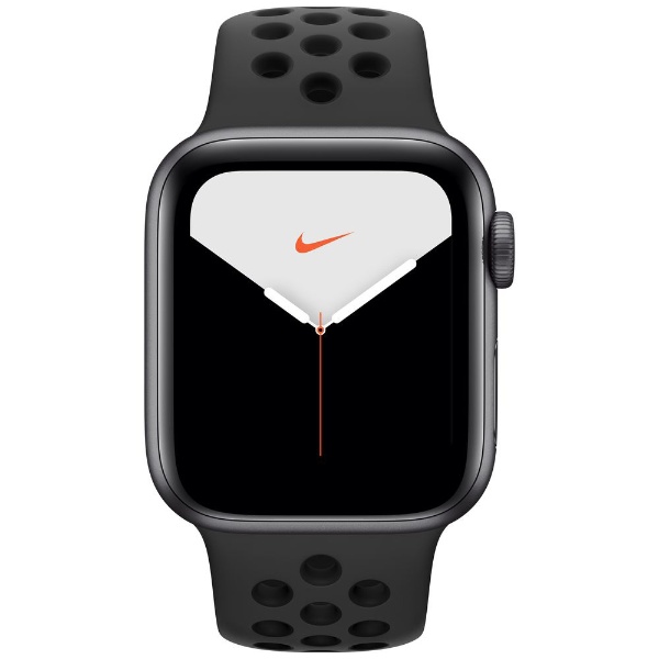 Apple Watch Nike Series 5（GPS + Cellularモデル）- 40mm  スペースグレイアルミニウムケースとNikeスポーツバンド アンスラサイト/ブラック - S/M & M/L MX3D2J/A  スペースグレイアルミニウムケース ...